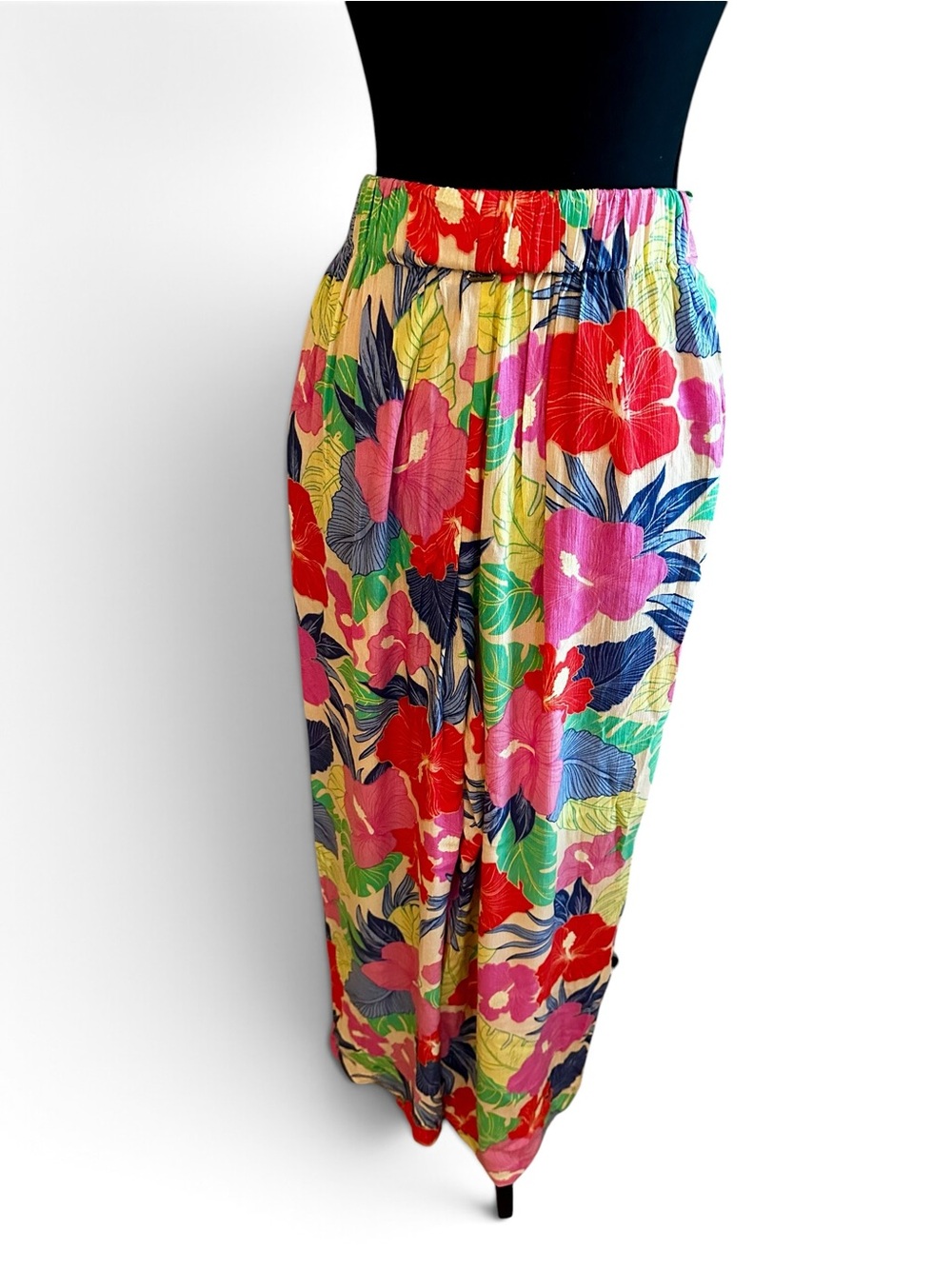 Rip Curl XS Tropical Floral Wide Leg Beach Pants